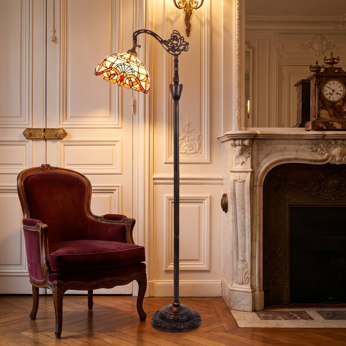 Une lumière dorée pour le coin lecture