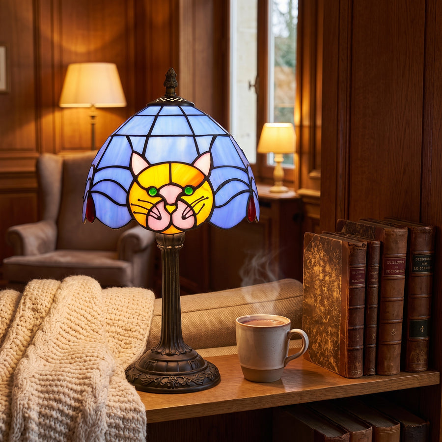 Lampe Chat roux
